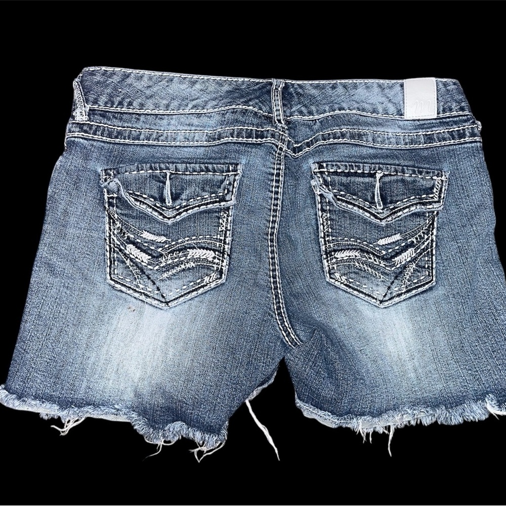 Maurices Faded Blue Denim Shorts
